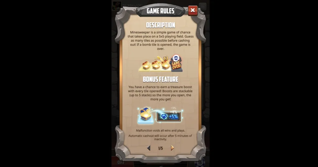 KINGMAKER Mine Sweeper